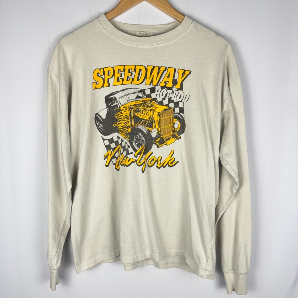 John Galt Speedway New York Graphic Long Sleeve Shirt